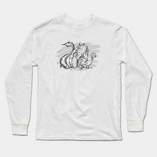 Rooster & dragon Long Sleeve T-Shirt